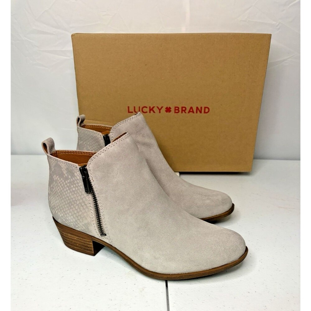 Lucky Brand Basel Ankle Booties Women's Size 8.5 Wide New